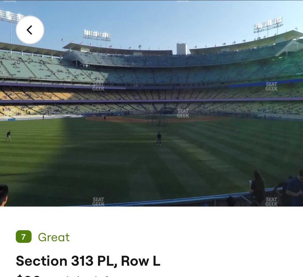 Dodger Tickets Wednesday 6-4-25