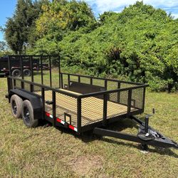 Worldwide 6 × 12 2' Mesh 7k Utility Trailer