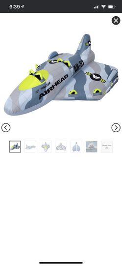 Airhead airplane lake raft