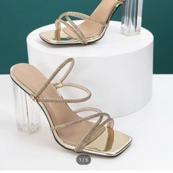 Brand New Clear Heels 