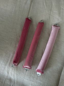 Velvet hair curlers