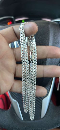 Sterling Silver Curb Link Chain Necklace