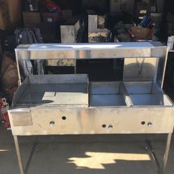 24x24 griddle taco cart carrito de tacos