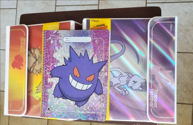 Pokémon binders and folder Target 30th Anniversary Collection
