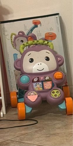 Fisher-Price Learn with Me Purple Monkey Walker – Like New – $25
