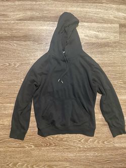 H&M Black Men's Hoodie with Kangaroo Pocket