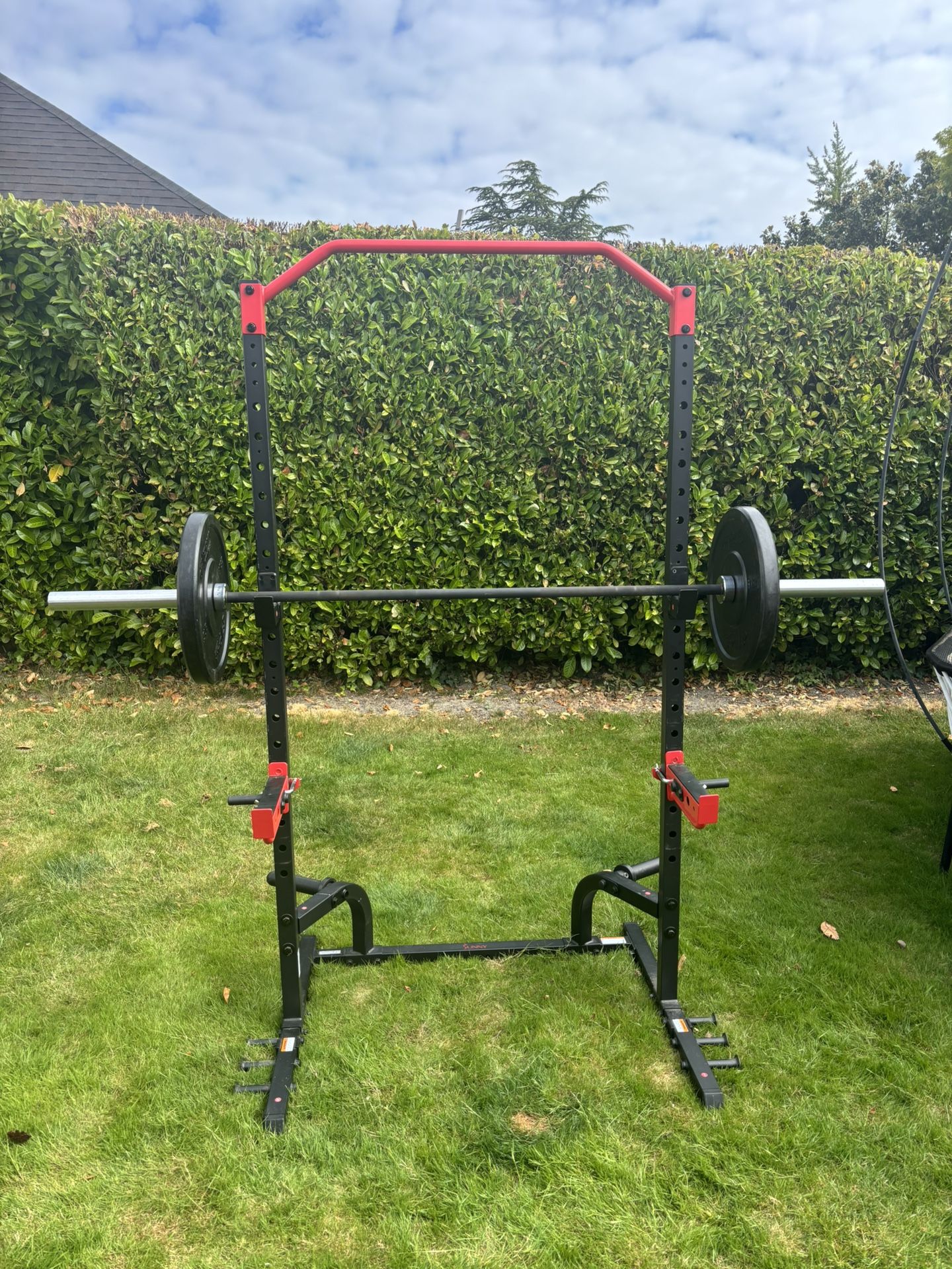 Squat Rack with Olympic Weights