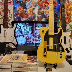 Nintendo Wii Guitar Hero Rockband Video Game Controller

