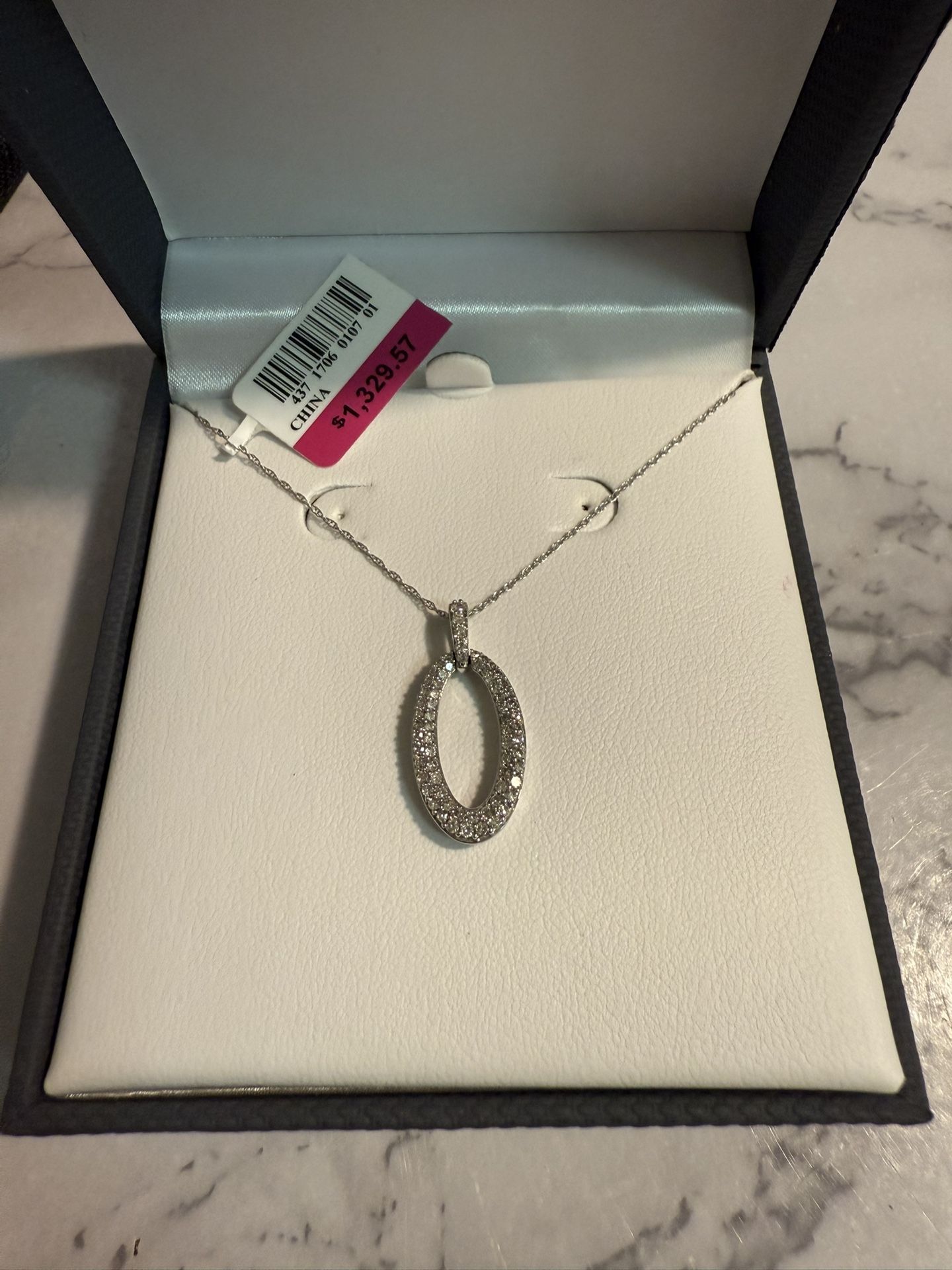 White Gold Diamond Necklace