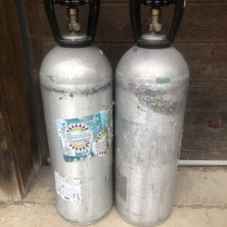Two 20 Lb Tanks