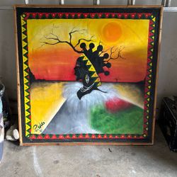 African Inspired Painting 