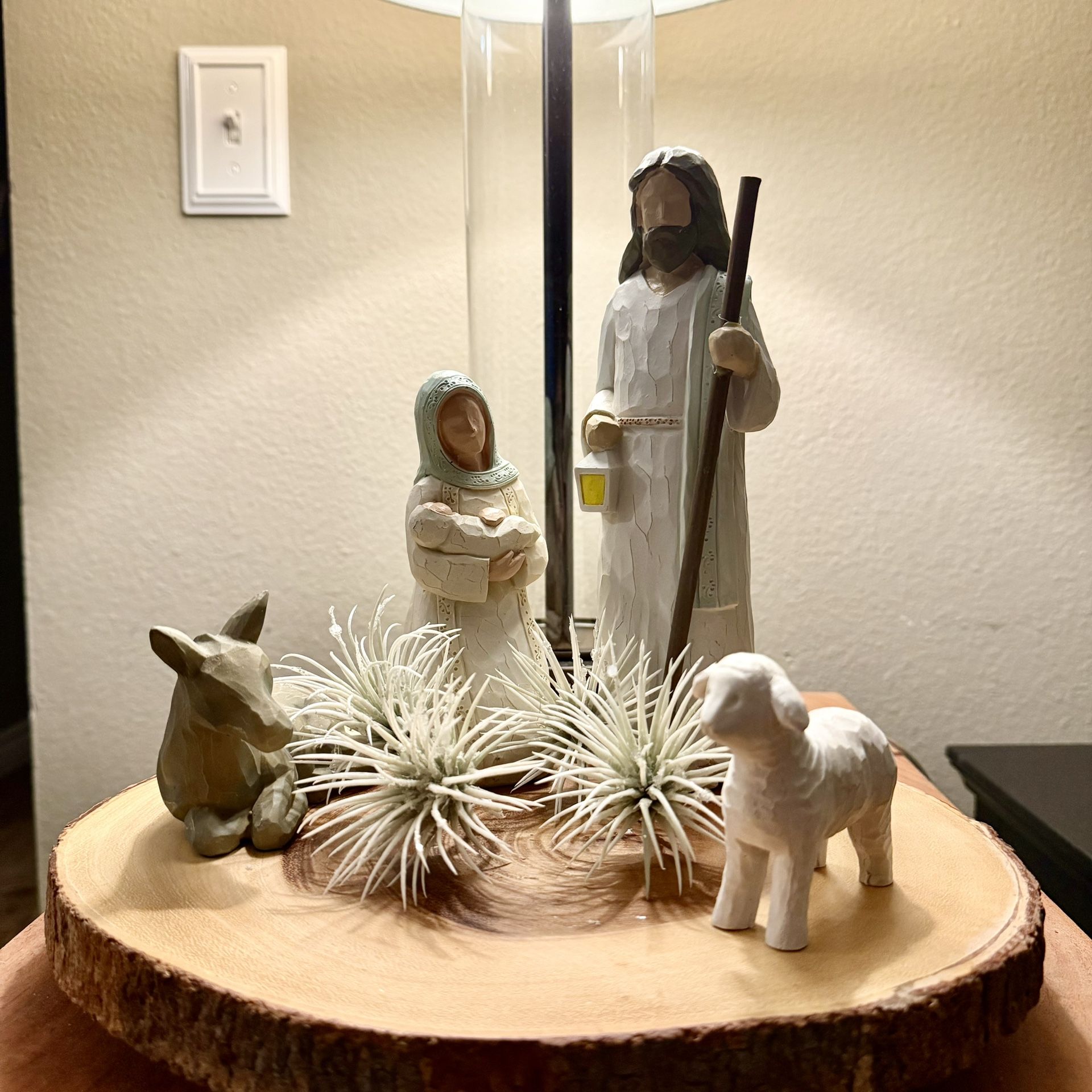 4 Piece Christmas Story Nativity Decoration Set, Christmas Decoration, Baby Jesus (USED)