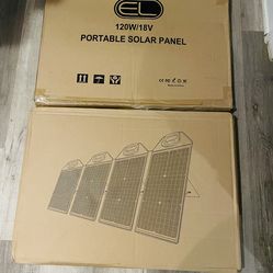 Portable Panel Solar 120W/18V