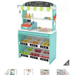 Kids Play Toy Market Stand 