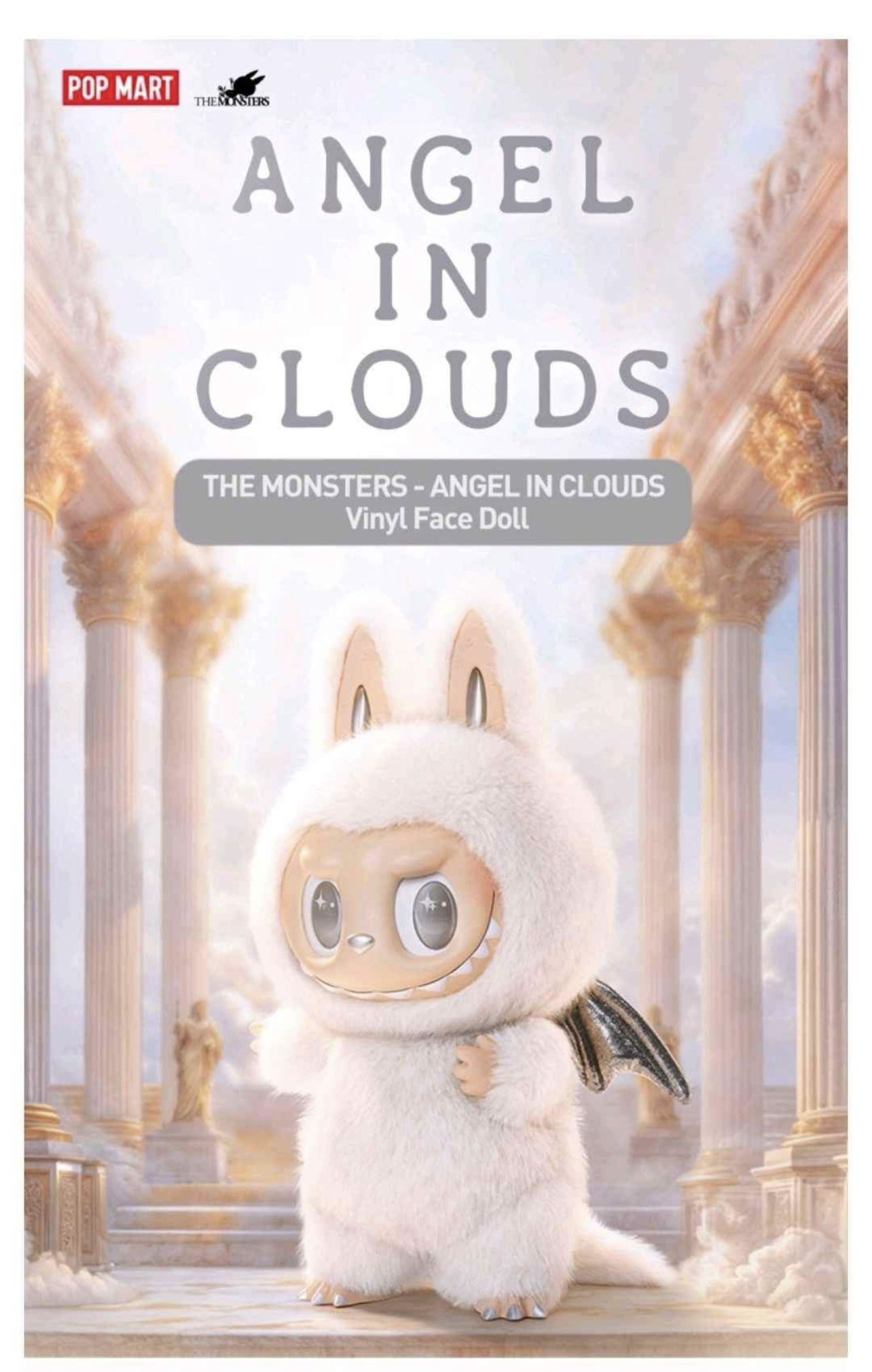 Labubu Zimomo Angel in Clouds