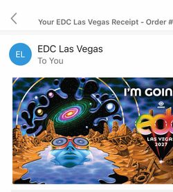EDC LAS VEGAS WEEKEND 1 x1 GA
