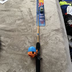 Kid’s Beginners Stren Ugly Stick “Hot Wheels” Edition, New!