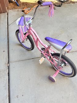 Schwinn Girls Kids Bike with Training Wheels