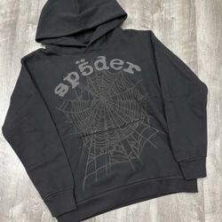 Phantom Black Sp5der Hoodie