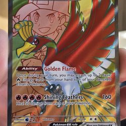 Ethans Ho-oh Ex Pokémon Card 