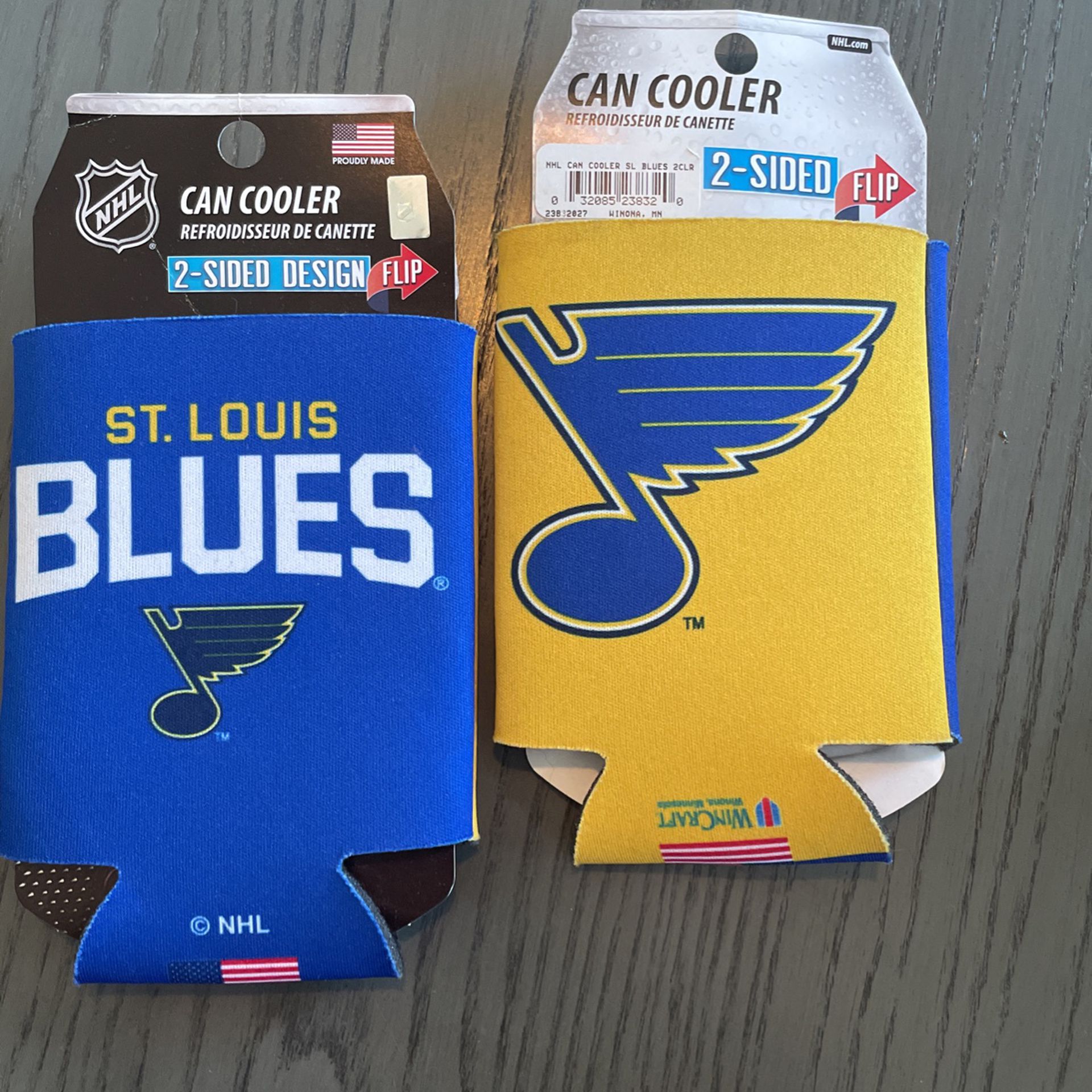 2 Saint Louis Blues Can Coolers