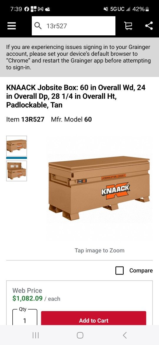 Knack Box Brand New