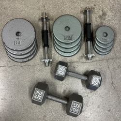 Weights (125lbs Total)