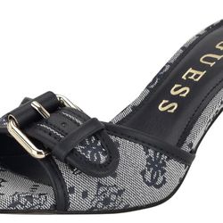 Women's Dista Buckle Kitten Heel Dress Sandals