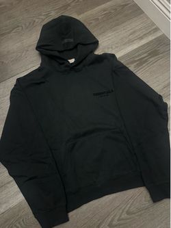 Essentials black hoodie