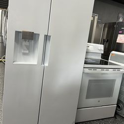 White Kitchen Bundle Refrigerator Electric Stove Dishwasher 