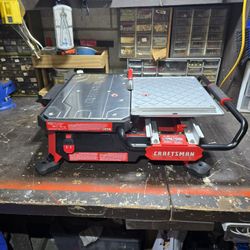 Wet Tile Saw Craftsman 7 inch 20v CMCS4000