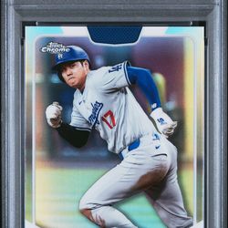 2024 TOPPS 50/50 SHOHEI OHTANI #88 SHOHEI OHTANI CHROME-REFRACTOR PSA 10