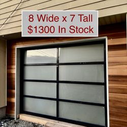 8 X 7 Modern Garage Door 