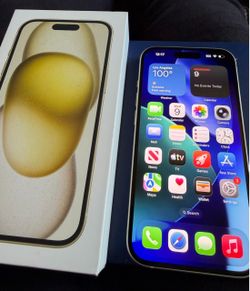 PALE YELLOW APPLE IPHONE 15 256 GB IN LIKE NEW CONDITION