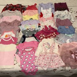 Baby Girl Clothes 3-6 & 6 Months 
