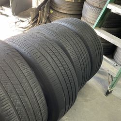 4 USED 24550R20 Hankook All Season tires for $180 installed and balance.  245 50 20 245 50 R 20 245/50/20 245/50/R20  AIl NEW tires come with 1 year o