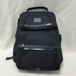 TUMI Alpha Brief Backpack in black