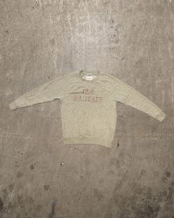 AMERICAN EAGLE GREY ‘HOLIDAZE’ CREW NECK SWEATER XS
