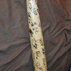 2005 Colorado Rockies Team Signed Bat