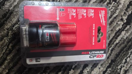 Milwaukee M 12  batterys cp2.0