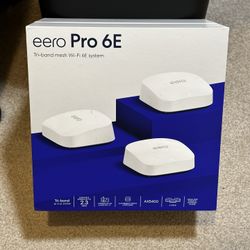 3-pack eero Pro 6E mesh Wi-Fi system 