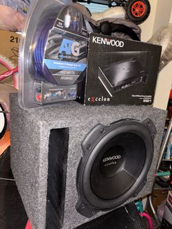 BRAND NEW SUB AMP AND WIRES