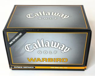 Callaway Warbird Golf Balls 12-Pack 2-Piece Distance Balls | NEW Factory Sealed