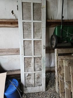 Antique Door Paper Covering