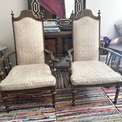 Antique 2 Chairs From 1940th Era 