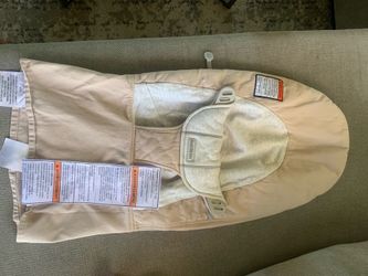BabyBjörn Fabric Seat for Bouncer Bliss-Quilt Cotton - Sand Grey