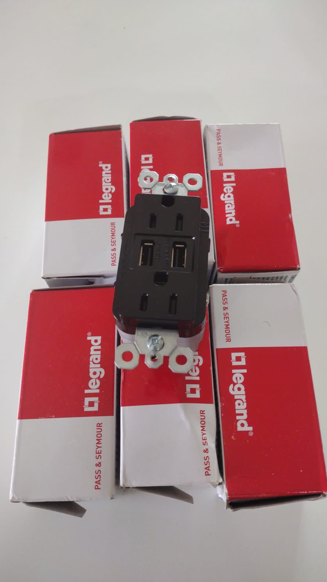 sockets with USB on sale $15 new in box