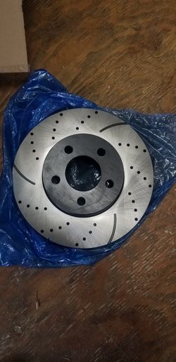 Drill slotted rotors