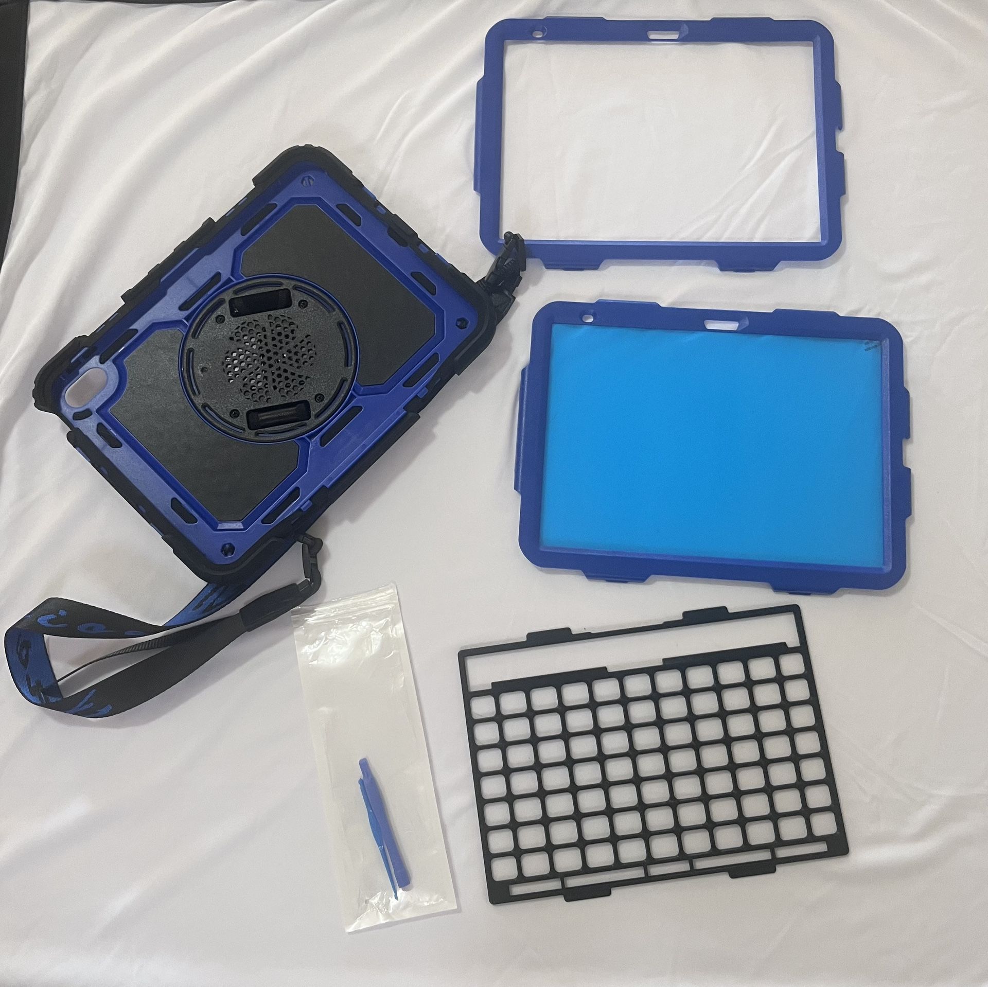AAC Communication Device Keyguard and Seymac Case Blue 10.9 10/11 gen A1EMF