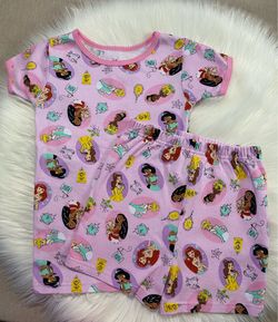 Disney Princess Girl's Pajama Set Size 7